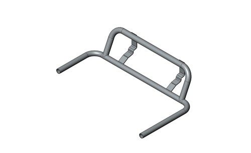 SIDE POD SUPPORT LH EUROSTAR MINI DYNAMICA CIK 2020 - CHROMED