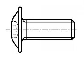 SCREW TBEI WITH COLLAR M6X16 Z.B.