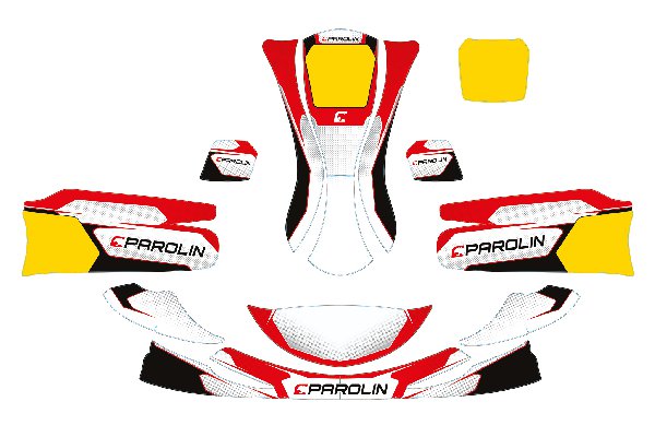 PAROLIN MOTOTSPORT STICKER KIT MINI DYNAMICA BODYWORKS 2022