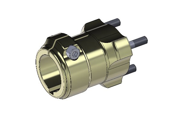 REAR WHEEL HUB DIAM.40 MAGNESIUM COMPLETE L=80mm, IN.58mm