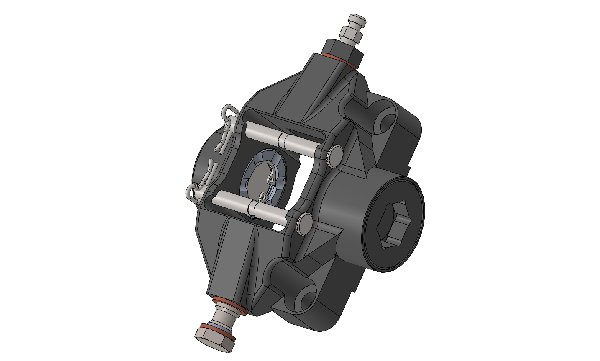 AP-RACE 06 FRONT LH BRAKE CALIPER - WITHOUT BRAKE PADS